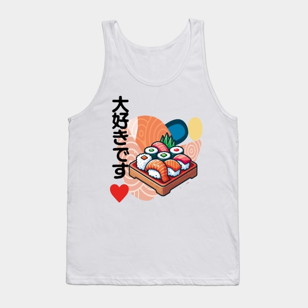 I Love Sushi Tank Top by aswIDN